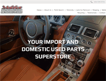 Tablet Screenshot of malahatautoparts.com